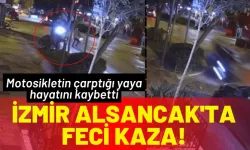 İzmir Alsancak'ta feci kaza! Motosikletin çarptığı yaya hayatını kaybetti