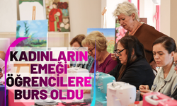 Bucalı kadınların emeği öğrencilere burs oldu