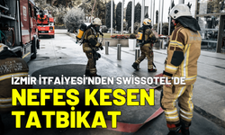 İzmir İtfaiyesi'nden Swissotel'de nefes kesen tatbikat