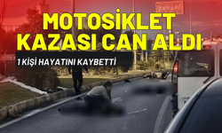 Motosiklet kazası can aldı: 1 kişi hayatını kaybetti