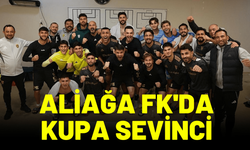 Aliağa FK'da kupa sevinci