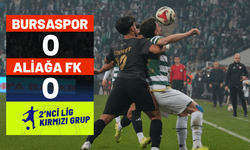 Bursaspor: 0 -Aliağa FK: 0