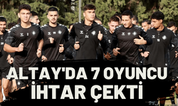 Altay'da 7 oyuncu ihtar çekti