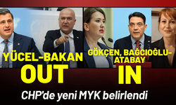 CHP MYK'sında Yücel-Bakan OUT, Gökçen, Bağcıoğlu ve AtabayIN