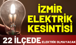 İzmir elektrik kesintisi... 19 Aralık Cuma hangi ilçelerde kesinti yaşanacak!