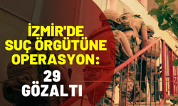 İzmir'de suç örgütüne operasyon: 29 gözaltı