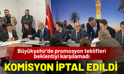 Büyükşehir'de promosyon teklifleri beklentiyi karşılamadı... Komisyon iptal edildi