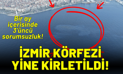 İzmir Körfezi yine kirletildi! Bir ay içerisinde 3'üncü sorumsuzluk!