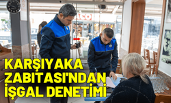 Karşıyaka Zabıtası'ndan işgal denetimi
