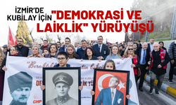 İzmir’de Kubilay için ''Demokrasi ve Laiklik'' yürüyüşü