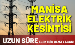 Manisa 8 Aralık Pazartesi elektrik kesintisi