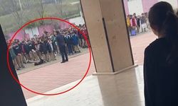 Okul müdürü, öğrenciyi yere fırlattı!