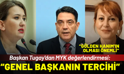 Başkan Tugay'dan MYK açıklaması: Genel başkanın kendi tercihi, Gülden Hanım'ın olması önemli
