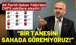 AK Partili Hakan Yıldız'dan CHP'li vekillere eleştiri: Bir tanesini bile sahada göremiyoruz!