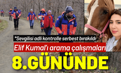 Elif Kumal’ı arama çalışmaları 8’inci gününde