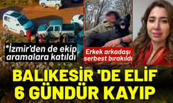Balıkesir'de kaybolan Elif aranıyor: İzmir'den de ekip aramalara katıldı
