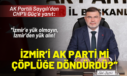 AK Partili Saygılı’dan CHP'li Güç'e yanıt: İzmir’in sokaklarını AK Parti mi çöplüğe döndürdü?