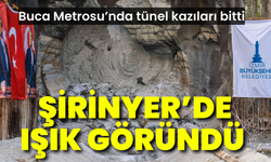 Buca Metrosu'nda tünel kazıları tamamlandı