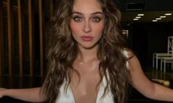 Cemre Baysel özel gece için hazırlandı! Beyaza büründü