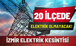 İzmir elektrik kesintisi... 30 Ocak Cuma Gediz elektrik kesintisi