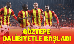 Göztepe, ikinci yarıya galibiyetle başladı
