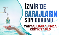 İzmir'de barajların son durumu: Tahtalı Barajı’nda kritik tablo