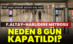 Fahrettin Altay-Narlıdere Metrosu neden 8 gün kapatıldı?