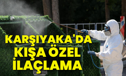 Karşıyaka'da kışa özel ilaçlama