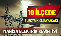 Manisa elektrik kesintisi... 24 Ocak Cumartesi Gediz elektrik kesintisi
