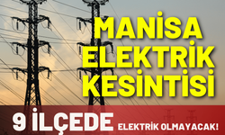 Manisa elektrik kesintisi... 5 Ocak Pazartesi Gediz elektrik kesintisi