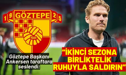 Göztepe Başkanı Ankersen taraftara seslendi: Birliktelik ruhuyla saldırın