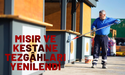 İzmir'de mısır ve kestane tezgâhları yenilendi