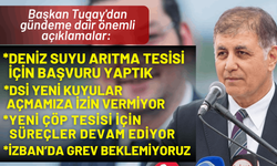 Başkan Tugay'dan gündem açıklamaları: İZBAN'da grev beklemiyoruz