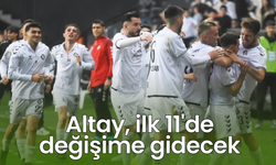 Altay, ilk 11'de değişime gidecek