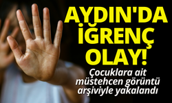 Aydın'da iğrenç olay: Çocuklara ait müstehcen görüntü arşiviyle yakalandı