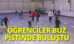 Öğrenciler buz pistinde buluştu