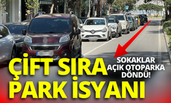 İzmir'de çift sıra park isyanı: Sokaklar adeta otoparka döndü!