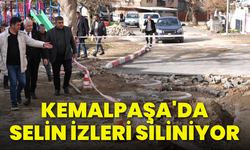 Kemalpaşa'da selin tüm izleri siliniyor