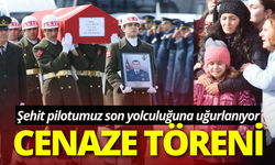 Şehit pilotumuza uğurlama töreni