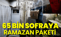 65 bin sofraya ramazan paketi desteği