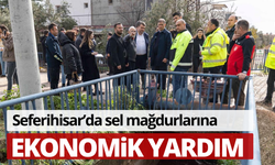 Seferihisar’da sel mağdurlarına ekonomik yardım
