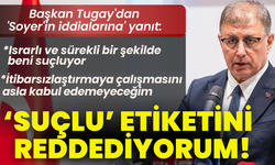 Başkan Tugay'dan 'Soyer'in iddialarına' yanıt: Suçlu etiketini kesinlikle reddediyorum!