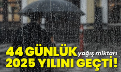İzmir'de 44 günlük yağış miktarı, 2025 yılını geçti!