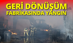 İzmir'de geri dönüşüm fabrikasında yangın