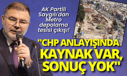AK Partili Saygılı'dan Metro depolama tesisi çıkışı!