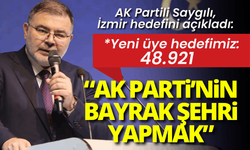 AK Partili Saygılı: Hedefimiz, İzmir’i AK Parti’nin bayrak şehri yapmak