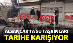 Alsancak'ta su taşkınları tarihe karışıyor