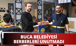 Buca Belediyesi berberleri unutmadı
