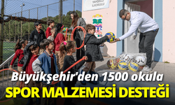 Büyükşehir'den 1500 okula spor malzemesi desteği
