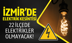 İzmir'in 22 ilçesinde elektrik kesintisi... Hangi ilçelerde kesintisi uygulanacak?